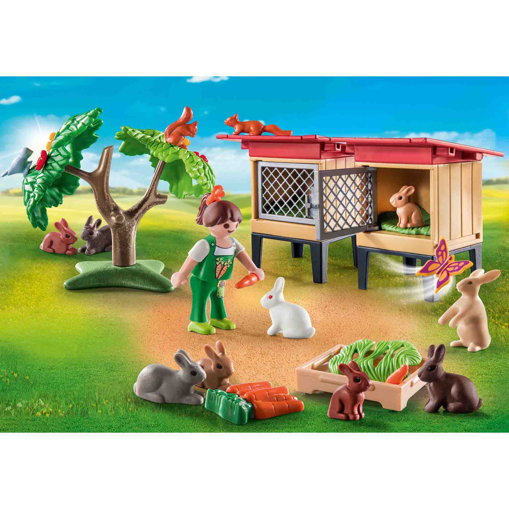 PLAYMOBIL - CUSCA PENTRU IEPURASI - PLAYMOBIL (PM71252) - Libelula Vesela - Jucarii