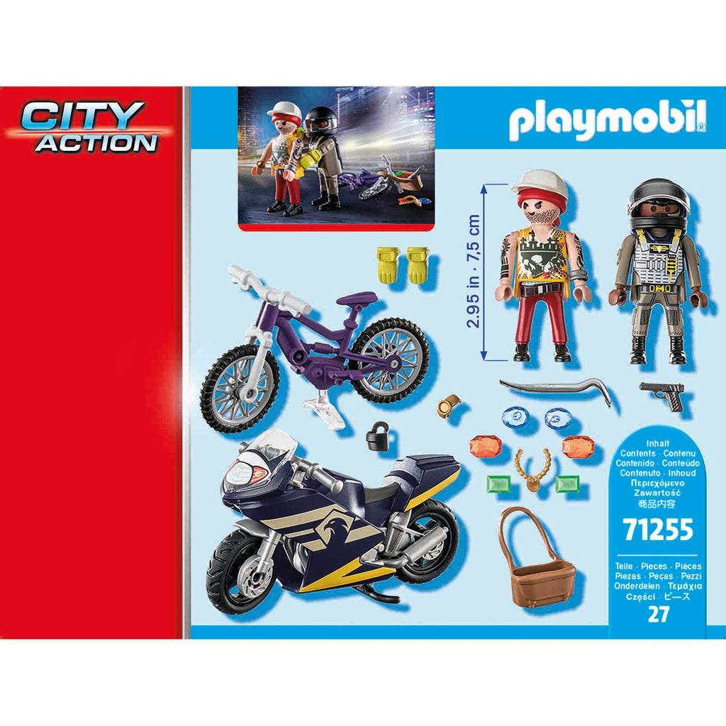 SET AGENT OPERATIUNI SI HOT - PLAYMOBIL POLICE (PM71255) - Libelula Vesela - Jucarii