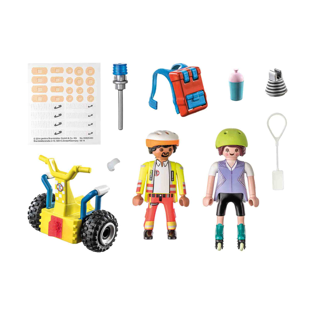 PLAYMOBIL - SET SALVATOR CU MASINA DE ECHILIBRU - PLAYMOBIL (PM71257) - Libelula Vesela - Jucarii