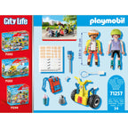 PLAYMOBIL - SET SALVATOR CU MASINA DE ECHILIBRU - PLAYMOBIL (PM71257) - Libelula Vesela - Jucarii