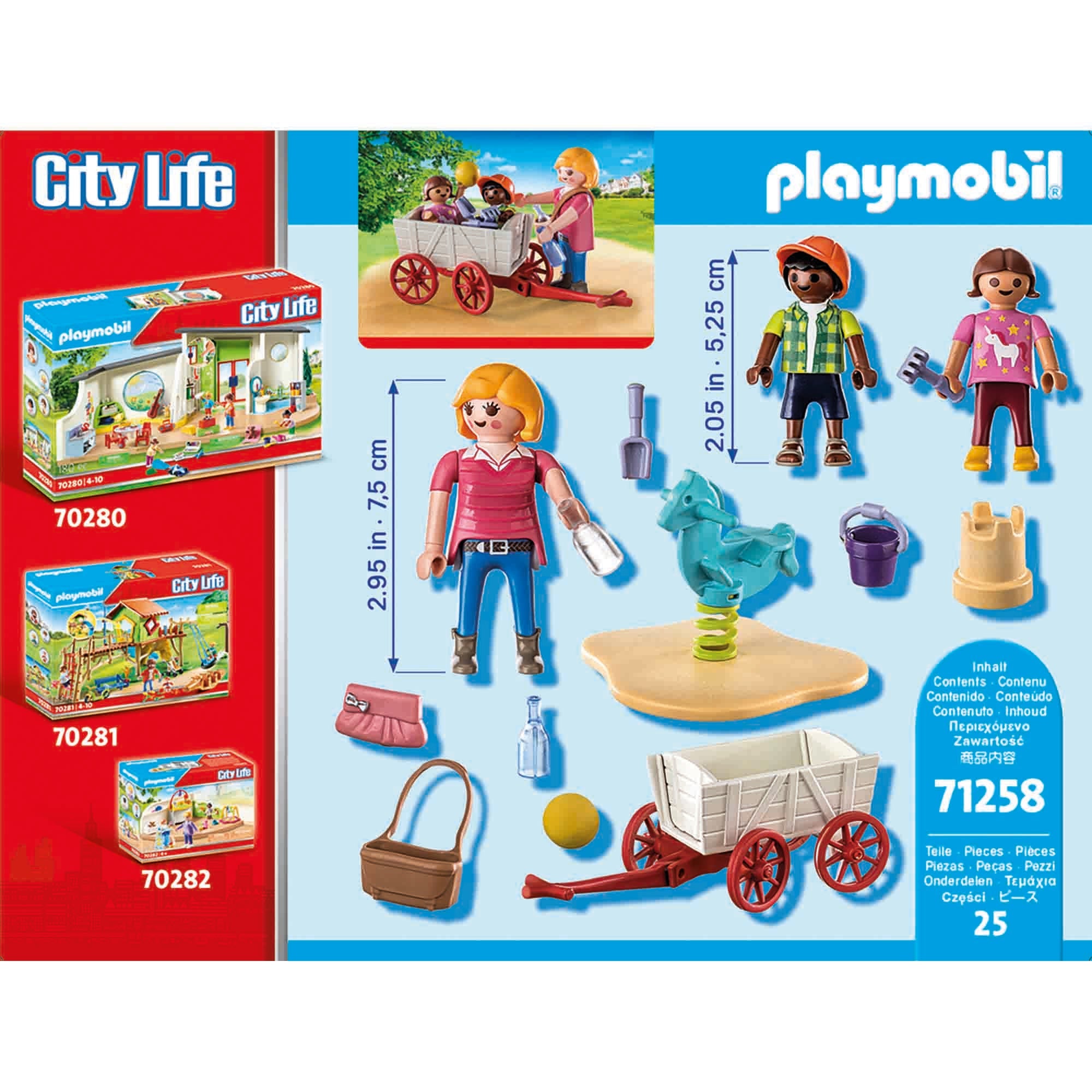 PLAYMOBIL - SET INVATATOARE SI COPII IN CARUCIOR - PLAYMOBIL (PM71258) - Libelula Vesela - Jucarii