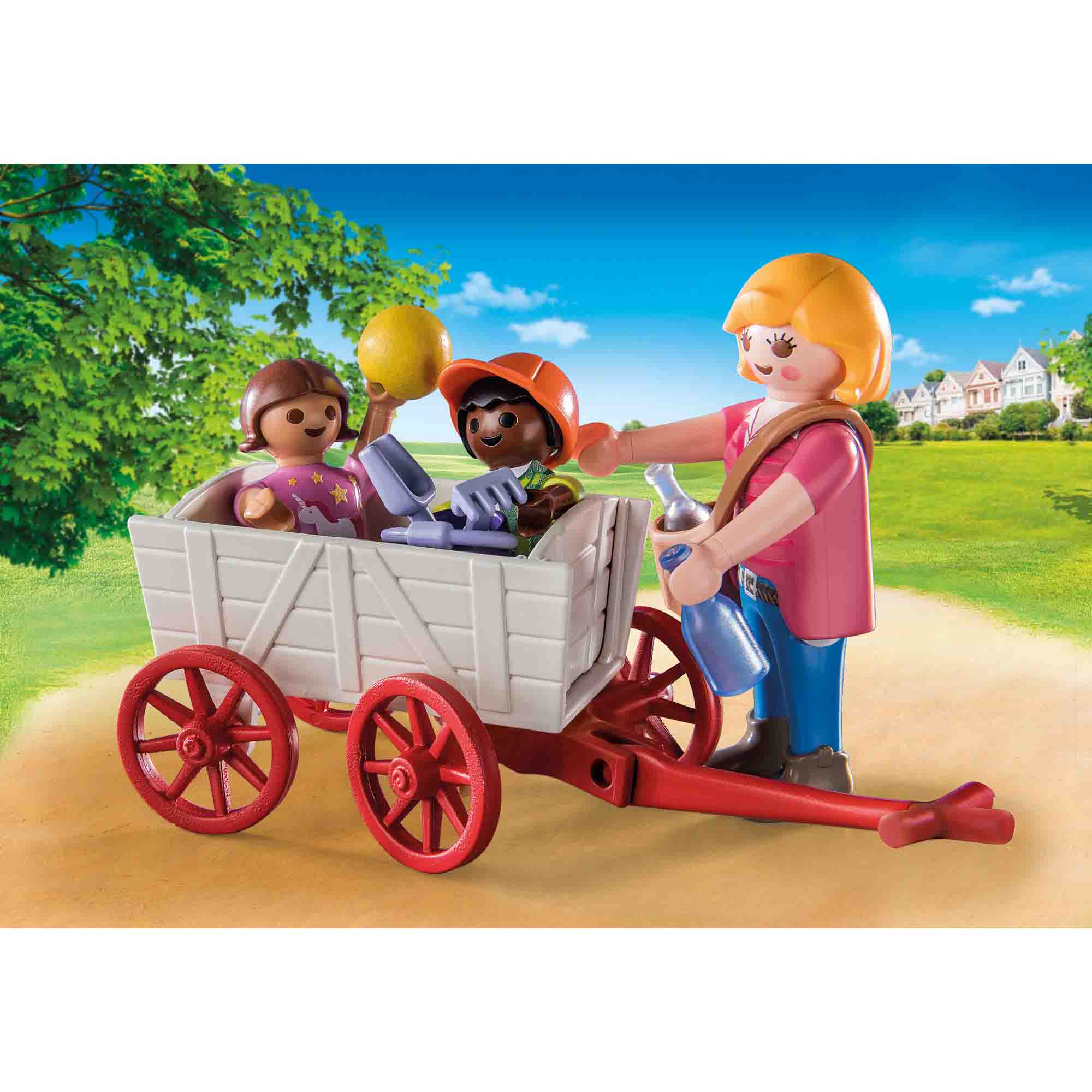 PLAYMOBIL - SET INVATATOARE SI COPII IN CARUCIOR - PLAYMOBIL (PM71258) - Libelula Vesela - Jucarii