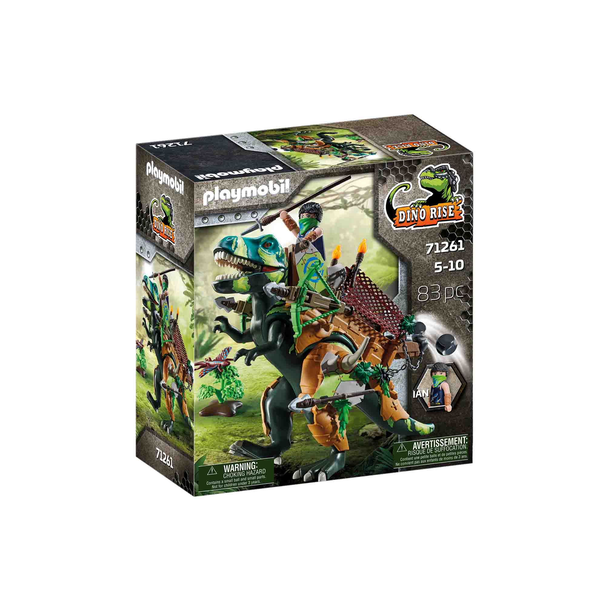 PLAYMOBIL - T-REX LA ATAC - PLAYMOBIL (PM71261) - Libelula Vesela - Jucarii