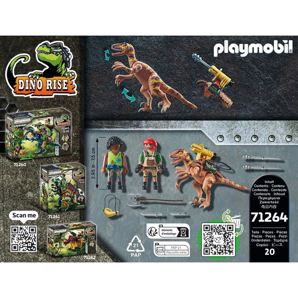 PLAYMOBIL - DEINONYCHUS - PLAYMOBIL (PM71264) - Libelula Vesela - Jucarii