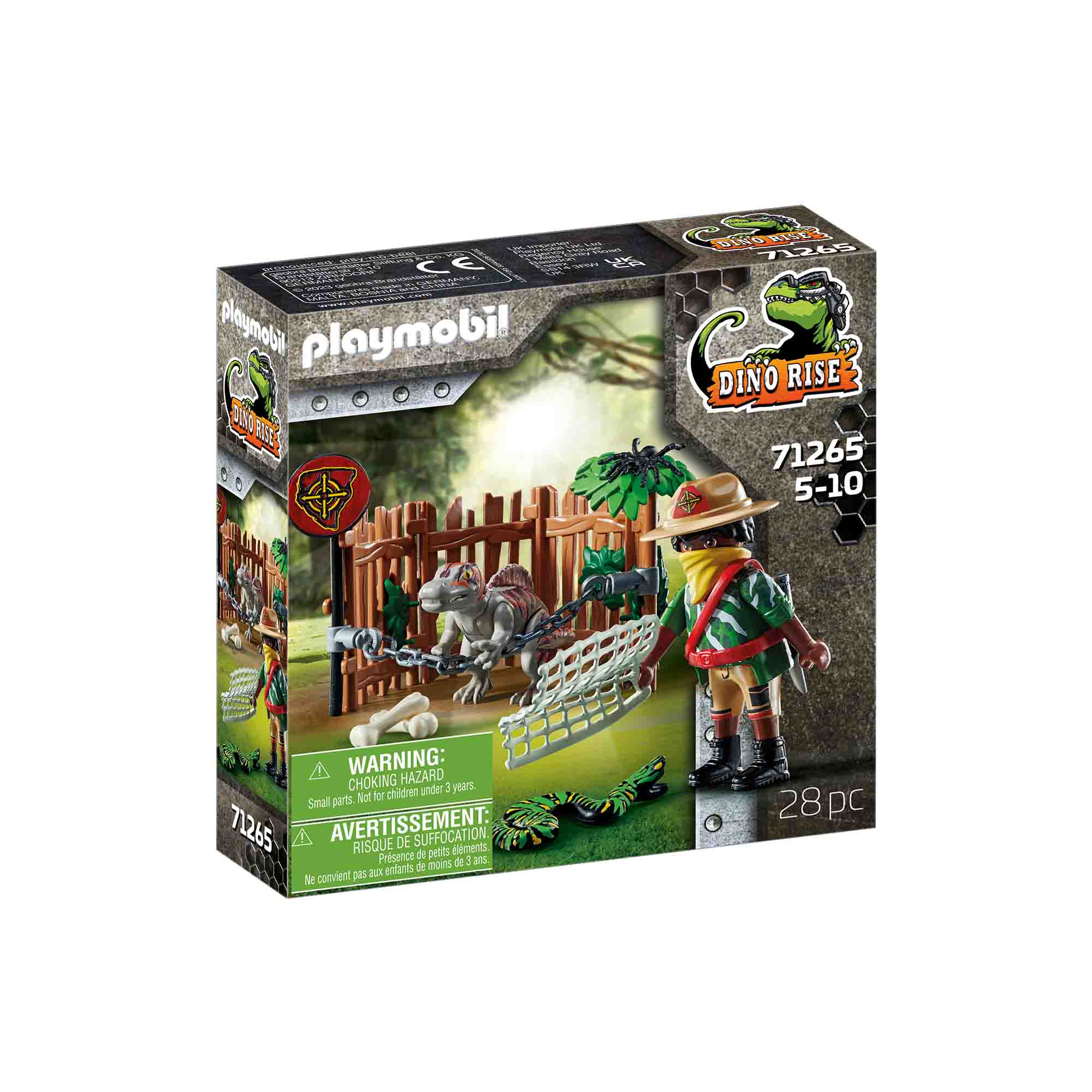 PLAYMOBIL - PUI DE SPINOSAUR - PLAYMOBIL (PM71265) - Libelula Vesela - Jucarii