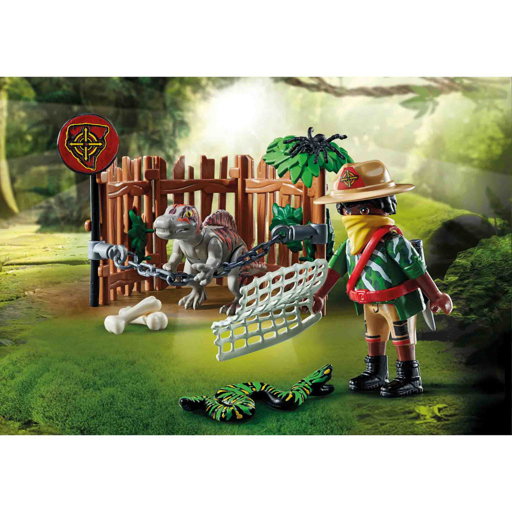 PLAYMOBIL - PUI DE SPINOSAUR - PLAYMOBIL (PM71265) - Libelula Vesela - Jucarii