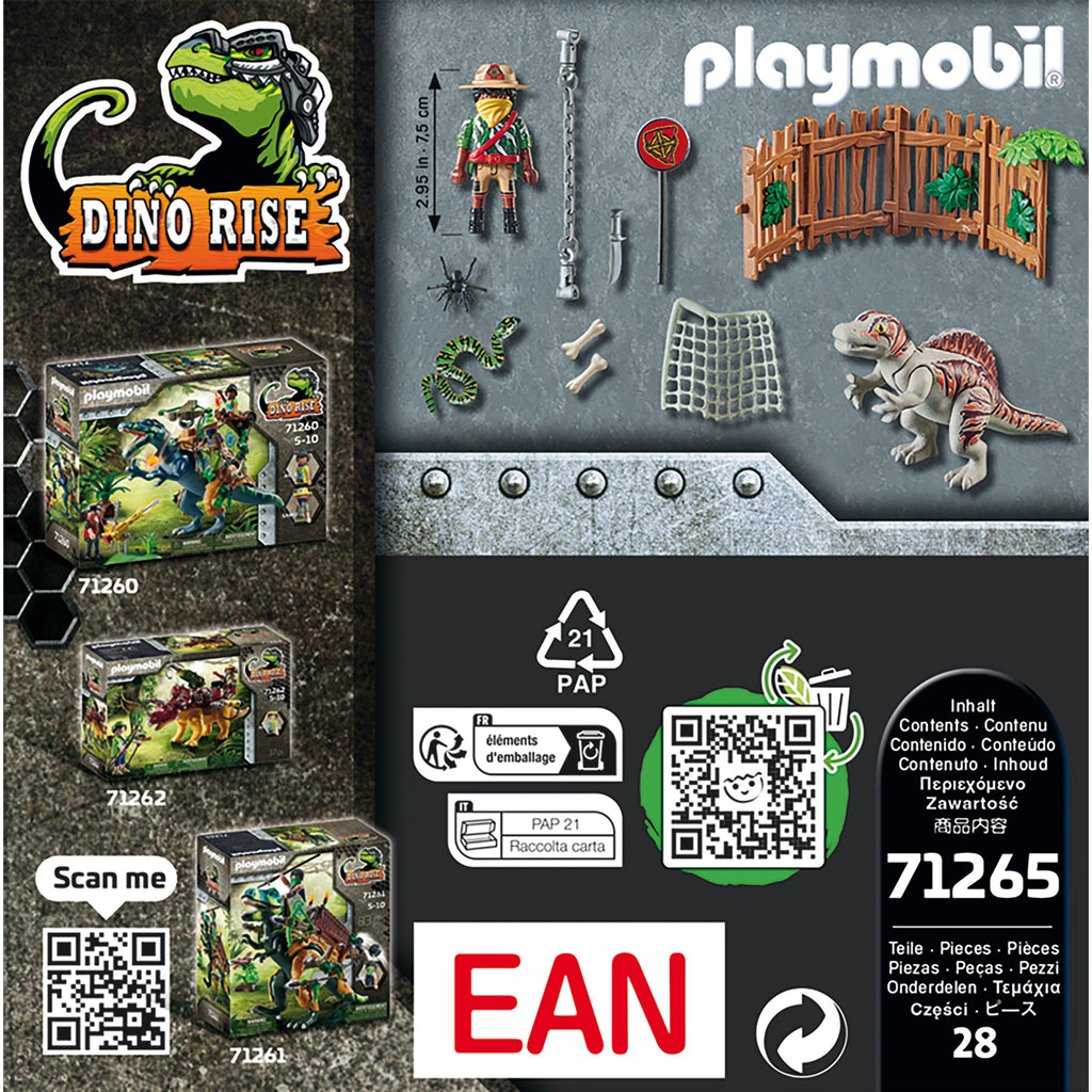 PLAYMOBIL - PUI DE SPINOSAUR - PLAYMOBIL (PM71265) - Libelula Vesela - Jucarii