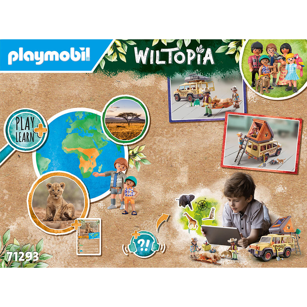VEHICUL DE TEREN SI LEI - PLAYMOBIL WILTOPIA (PM71293) - Libelula Vesela - Jucarii