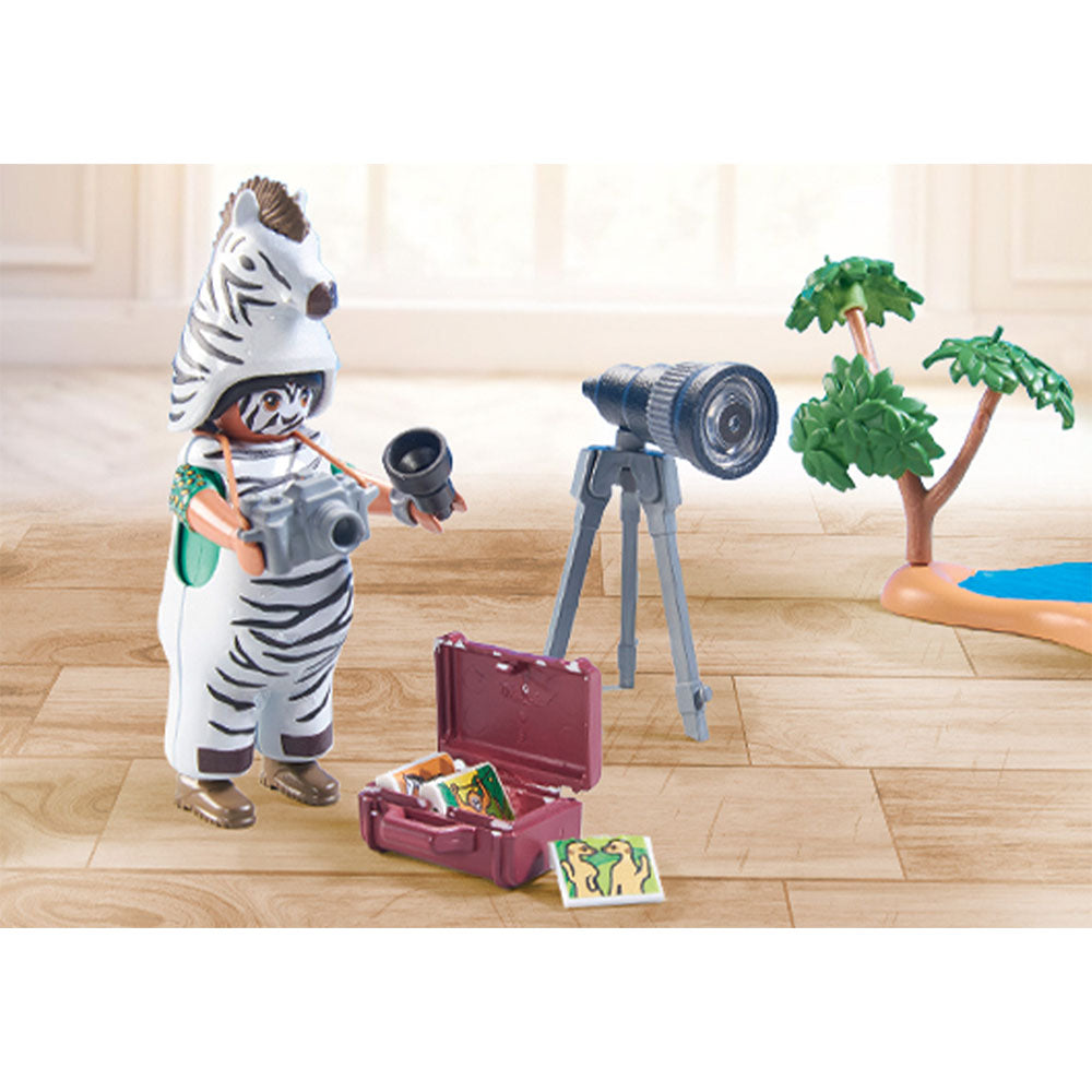 FOTOGRAF SI ZEBRE - PLAYMOBIL WILTOPIA (PM71295) - Libelula Vesela - Jucarii