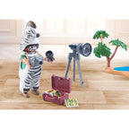 FOTOGRAF SI ZEBRE - PLAYMOBIL WILTOPIA (PM71295) - Libelula Vesela - Jucarii