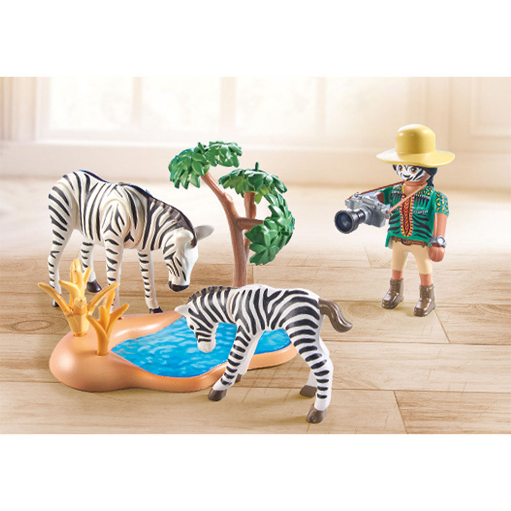 FOTOGRAF SI ZEBRE - PLAYMOBIL WILTOPIA (PM71295) - Libelula Vesela - Jucarii
