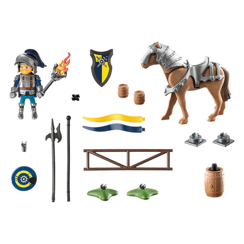NOVELMORE CAVALER IN ZONA MEDIEVALA - PLAYMOBIL NOVELMORE (PM71297) - Libelula Vesela - Jucarii