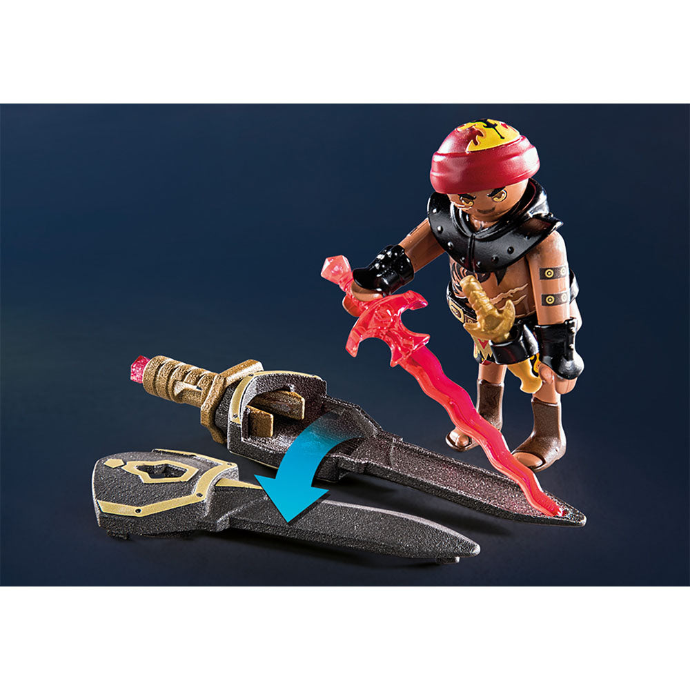 NOVELMORE VS BURNHAM ARENA DE TURNEU - PLAYMOBIL NOVELMORE (PM71298) - Libelula Vesela - Jucarii