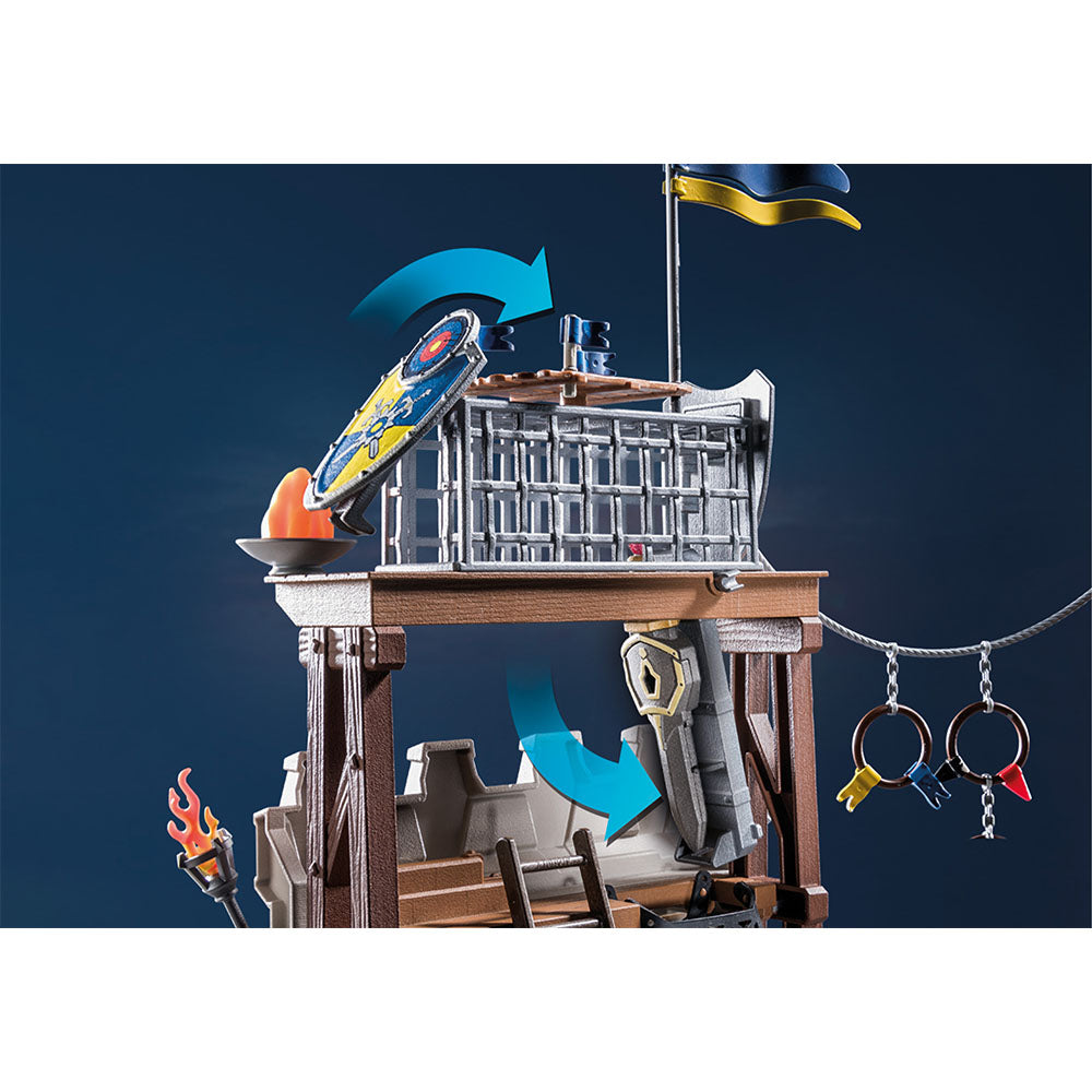 NOVELMORE VS BURNHAM ARENA DE TURNEU - PLAYMOBIL NOVELMORE (PM71298) - Libelula Vesela - Jucarii