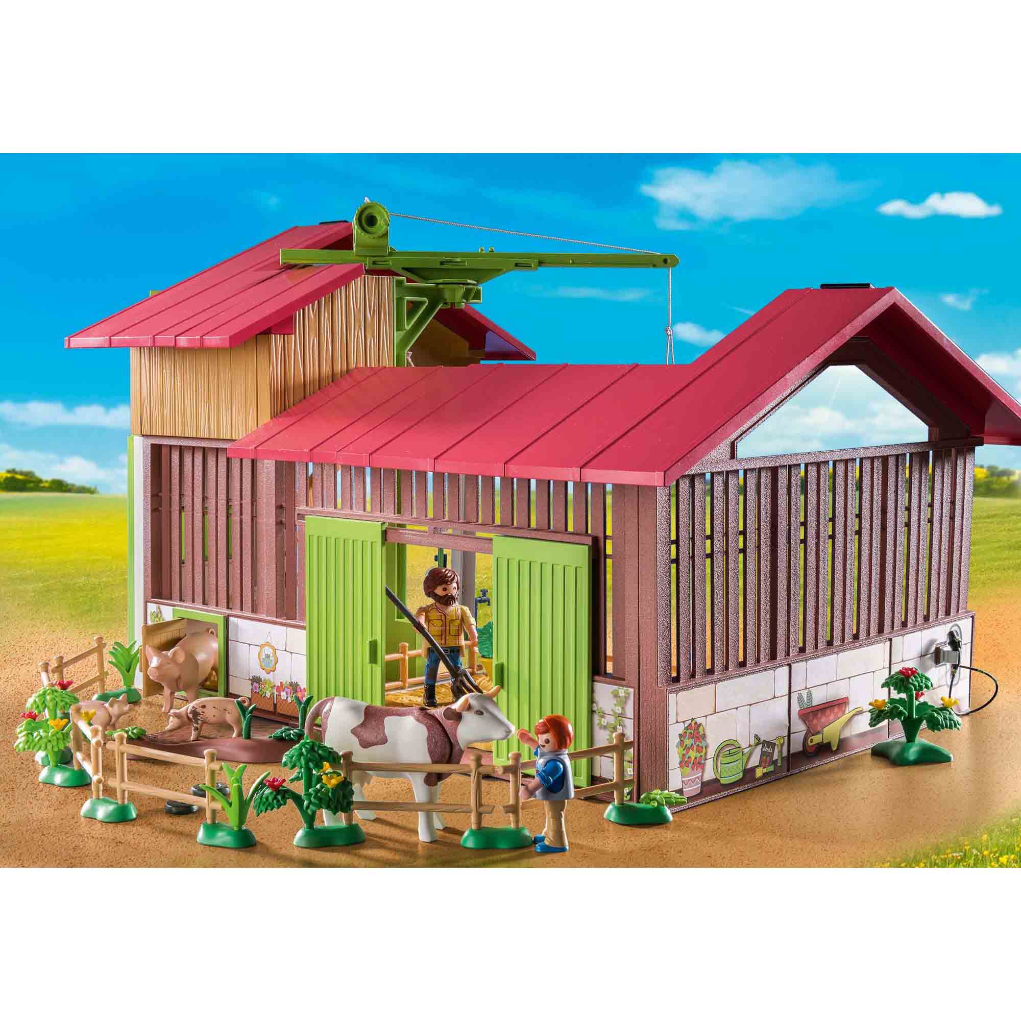 FERMA MARE EXTENSIBILA - PLAYMOBIL COUNTRY (PM71304) - Libelula Vesela - Jucarii