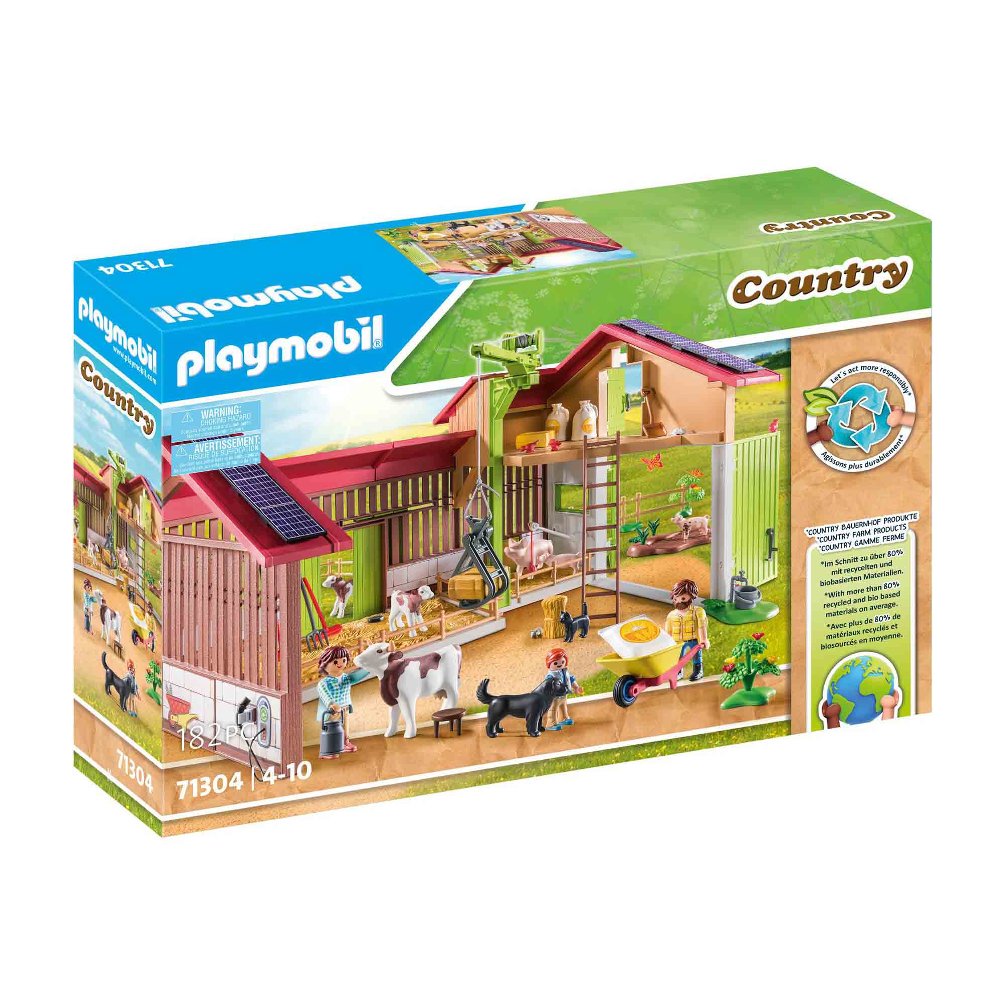 FERMA MARE EXTENSIBILA - PLAYMOBIL COUNTRY (PM71304) - Libelula Vesela - Jucarii
