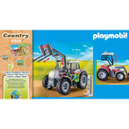 TRACTOR MARE CU ACCESORII - PLAYMOBIL COUNTRY (PM71305) - Libelula Vesela - Jucarii