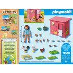 CUSCA PENTRU GAINI - PLAYMOBIL COUNTRY (PM71308) - Libelula Vesela - Jucarii