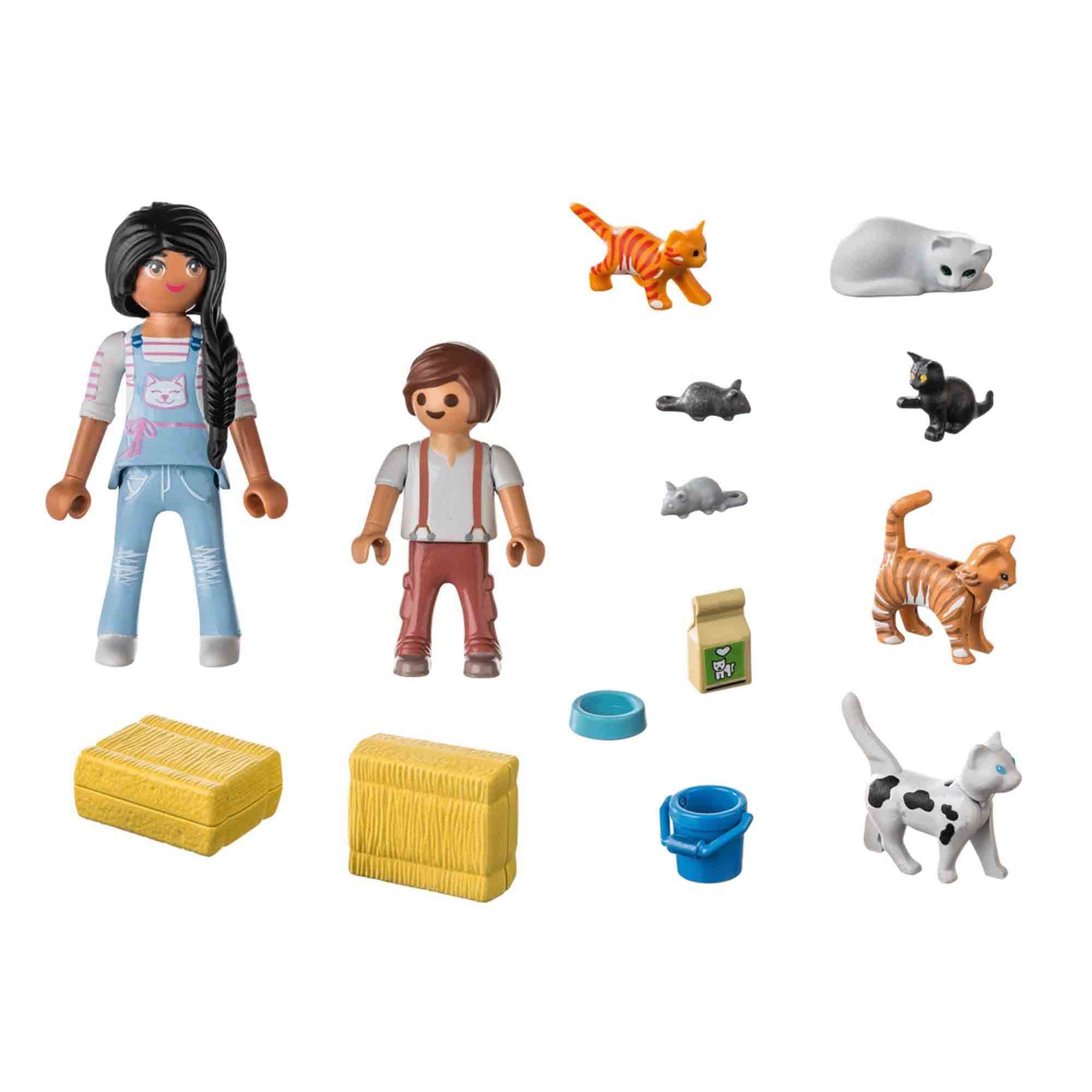 FAMILIE DE PISICI - PLAYMOBIL COUNTRY (PM71309) - Libelula Vesela - Jucarii