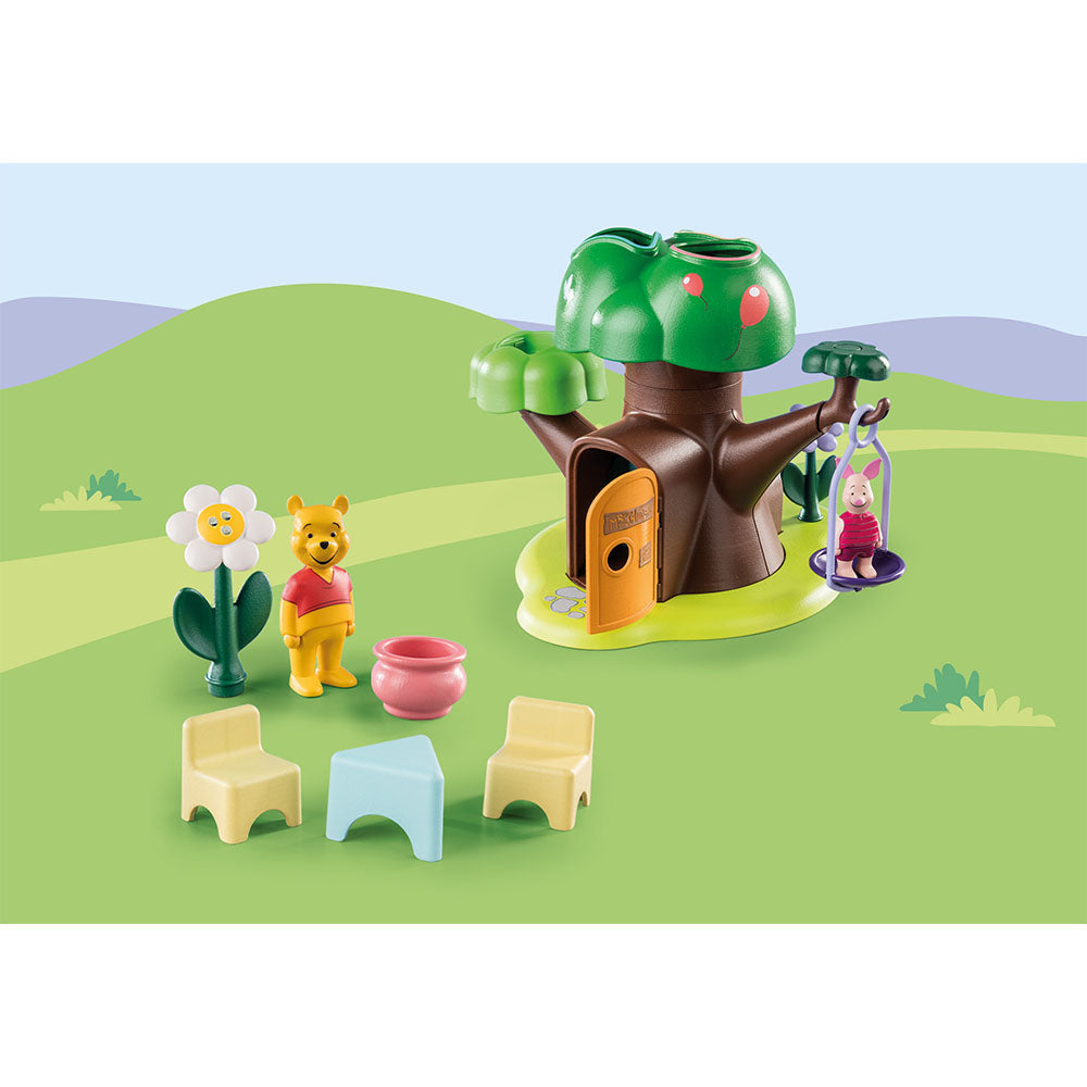 CASA DIN COPAC A LUI WINNIE SI PIGLET - PLAYMOBIL 1.2.3 & DISNEY (PM71316) - Libelula Vesela - Jucarii