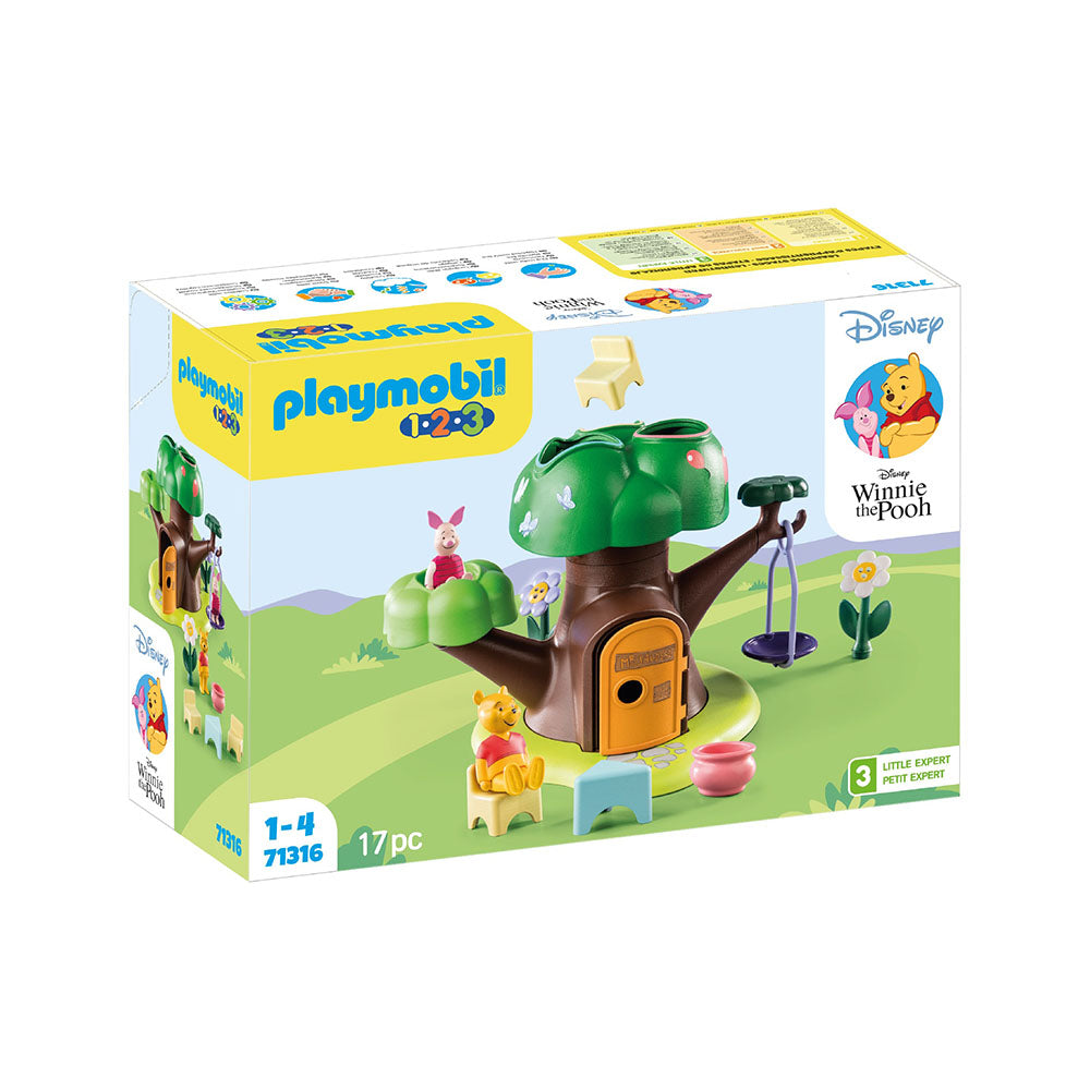 CASA DIN COPAC A LUI WINNIE SI PIGLET - PLAYMOBIL 1.2.3 & DISNEY (PM71316) - Libelula Vesela - Jucarii