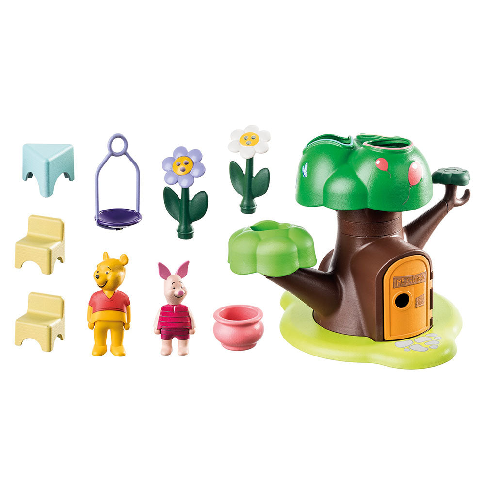 CASA DIN COPAC A LUI WINNIE SI PIGLET - PLAYMOBIL 1.2.3 & DISNEY (PM71316) - Libelula Vesela - Jucarii