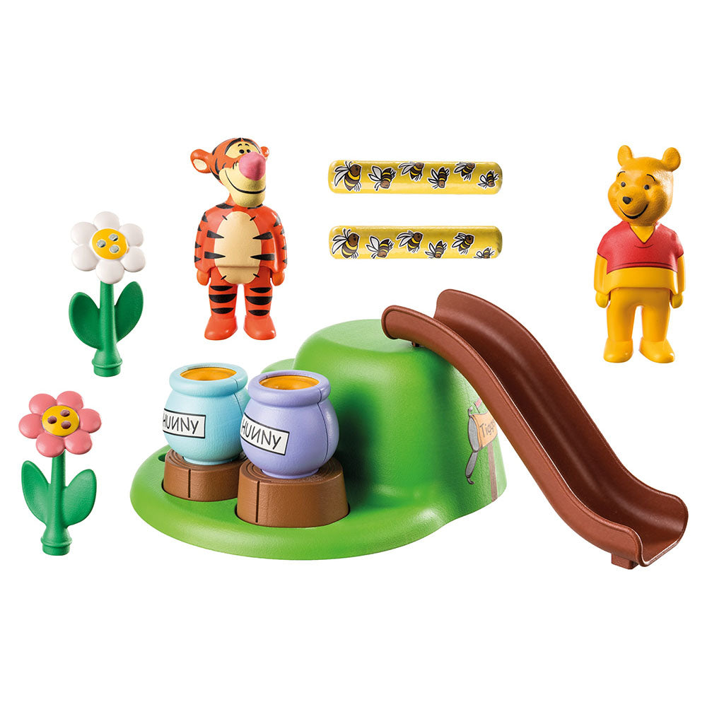 GRADINA CU ALBINE A LUI WINNIE SI TIGGER - PLAYMOBIL 1.2.3 & DISNEY (PM71317) - Libelula Vesela - Jucarii