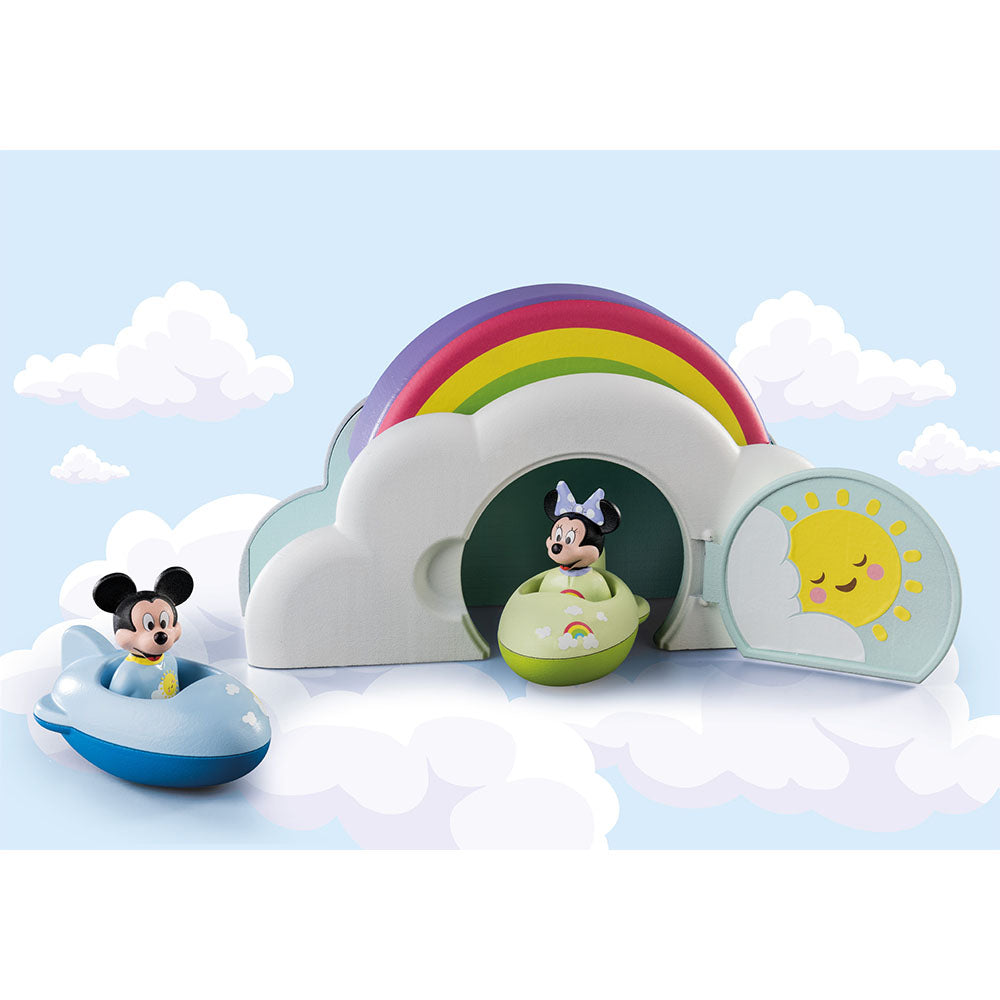 CASA DIN NORI A LUI MICKEY SI MINNIE - PLAYMOBIL 1.2.3 & DISNEY (PM71319) - Libelula Vesela - Jucarii