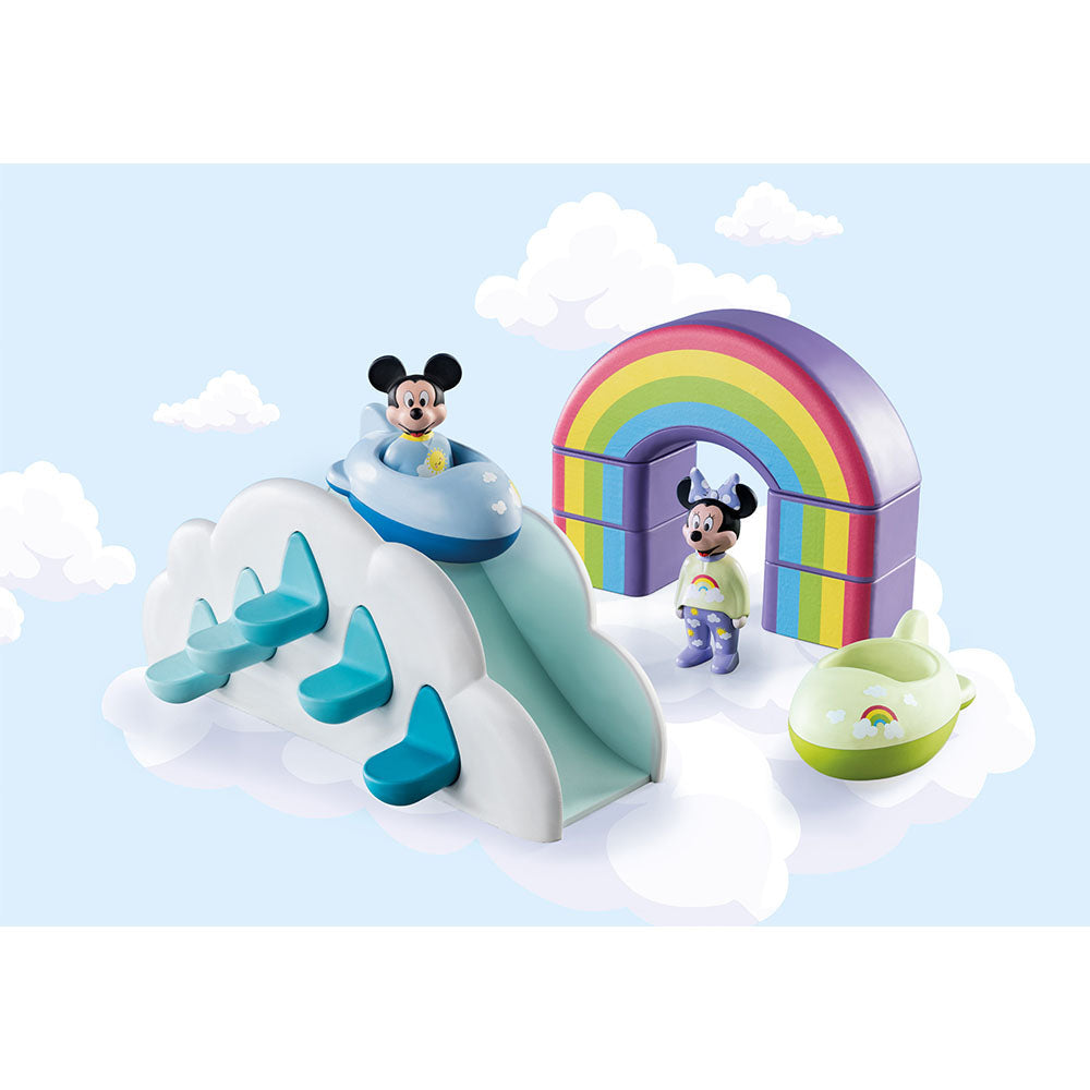 CASA DIN NORI A LUI MICKEY SI MINNIE - PLAYMOBIL 1.2.3 & DISNEY (PM71319) - Libelula Vesela - Jucarii