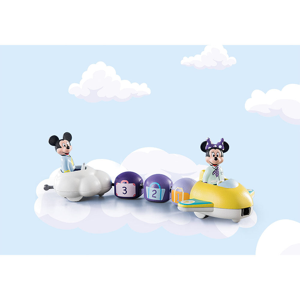 ZBORUL LUI MICKEY SI MINNIE PRINTRE NORI - PLAYMOBIL 1.2.3 & DISNEY (PM71320) - Libelula Vesela - Jucarii