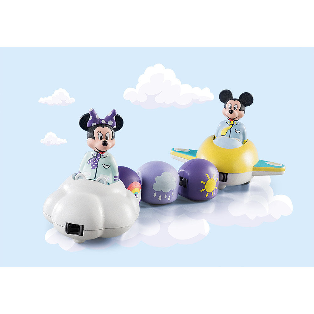 ZBORUL LUI MICKEY SI MINNIE PRINTRE NORI - PLAYMOBIL 1.2.3 & DISNEY (PM71320) - Libelula Vesela - Jucarii