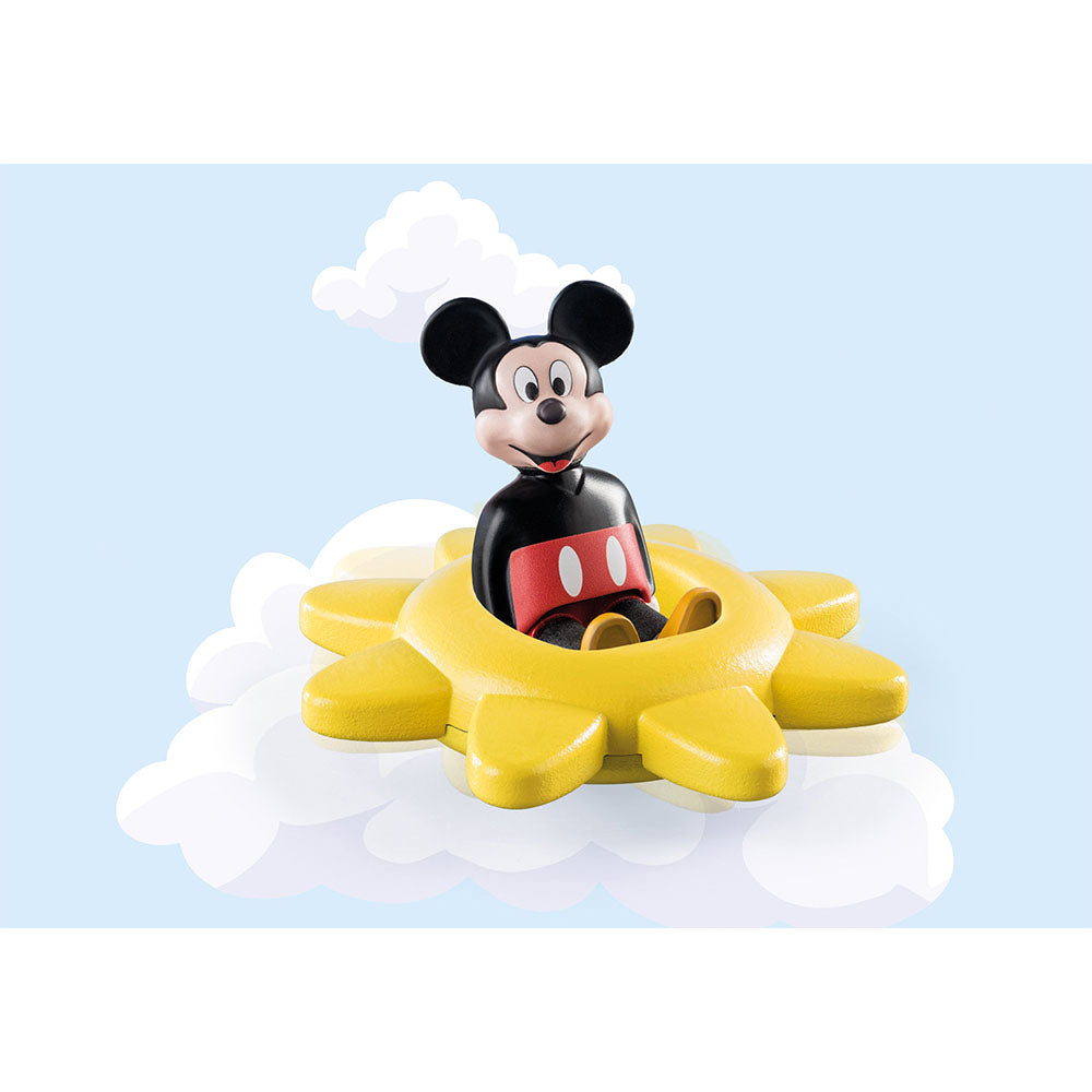 SOARE ROTATIV CU ZORNAITOARE MICKEY - PLAYMOBIL 1.2.3 & DISNEY (PM71321) - Libelula Vesela - Jucarii