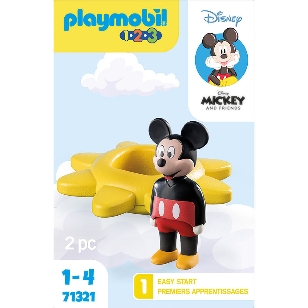SOARE ROTATIV CU ZORNAITOARE MICKEY - PLAYMOBIL 1.2.3 & DISNEY (PM71321) - Libelula Vesela - Jucarii