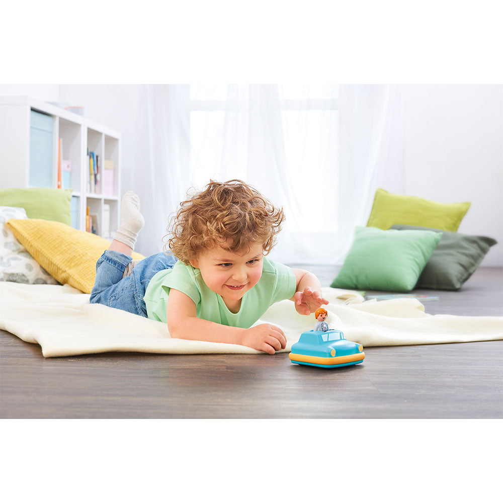 MASINUTA APASA SI MERGE - PLAYMOBIL 1.2.3 (PM71323) - Libelula Vesela - Jucarii