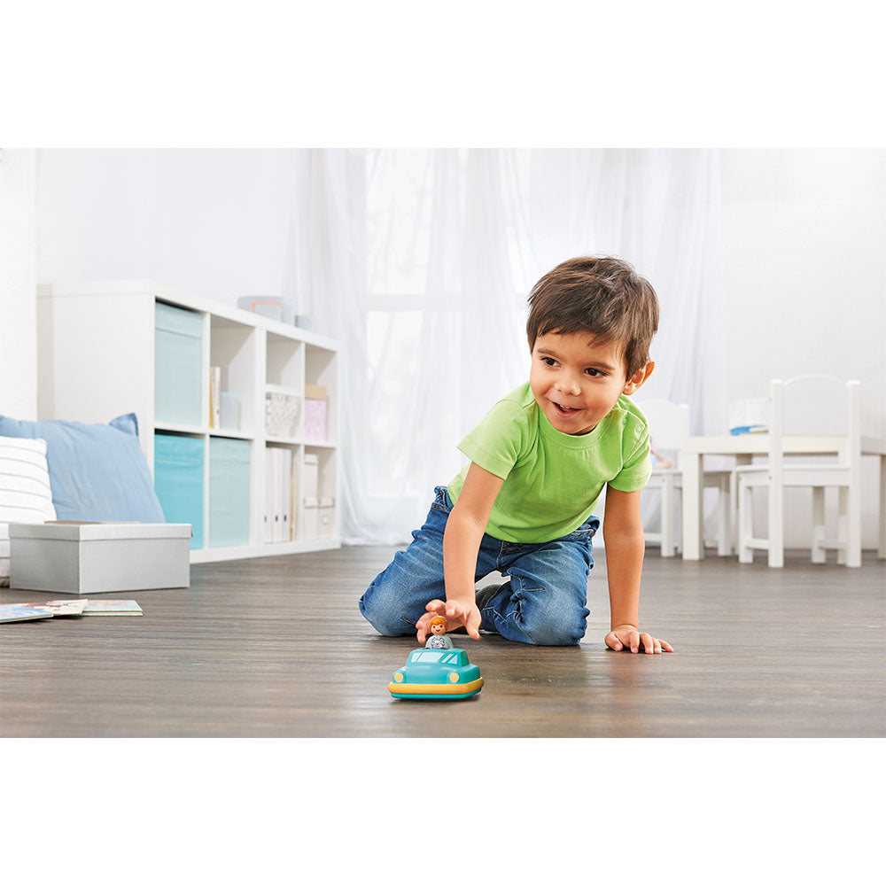 MASINUTA APASA SI MERGE - PLAYMOBIL 1.2.3 (PM71323) - Libelula Vesela - Jucarii