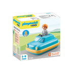MASINUTA APASA SI MERGE - PLAYMOBIL 1.2.3 (PM71323) - Libelula Vesela - Jucarii