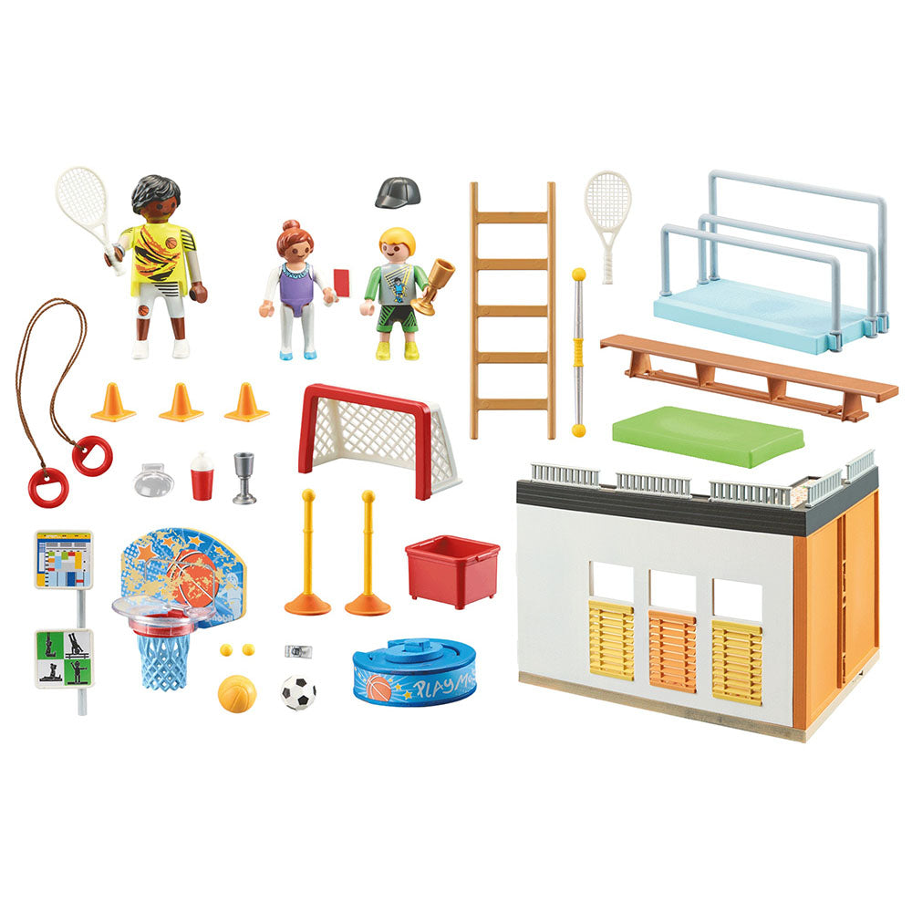 EXTENSIE PENTRU SALA DE SPORT - PLAYMOBIL CITY LIFE (PM71328) - Libelula Vesela - Jucarii