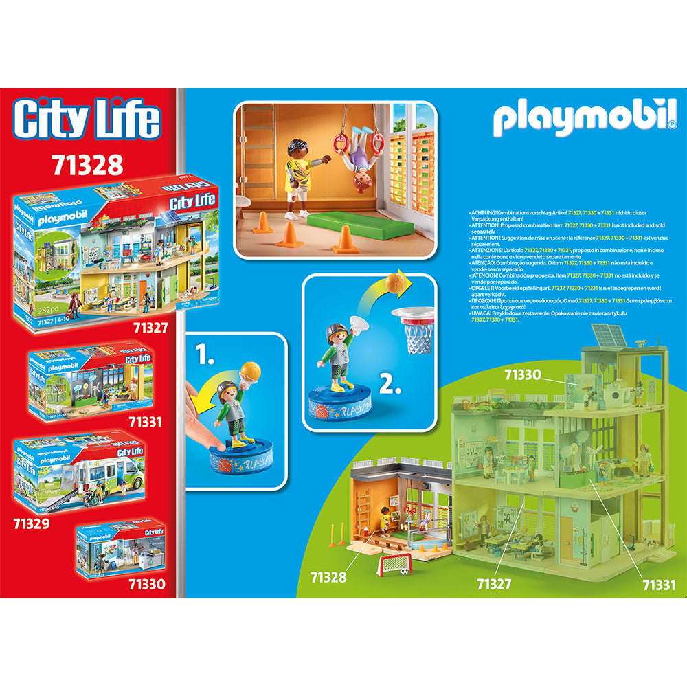 EXTENSIE PENTRU SALA DE SPORT - PLAYMOBIL CITY LIFE (PM71328) - Libelula Vesela - Jucarii