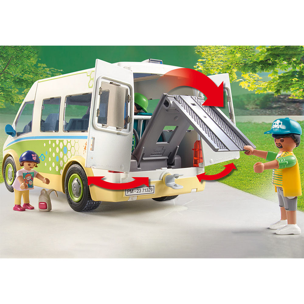 AUTOBUZ SCOLAR DE LA ORAS - PLAYMOBIL CITY LIFE (PM71329) - Libelula Vesela - Jucarii