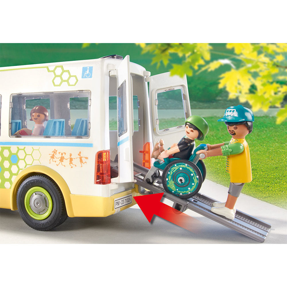 AUTOBUZ SCOLAR DE LA ORAS - PLAYMOBIL CITY LIFE (PM71329) - Libelula Vesela - Jucarii