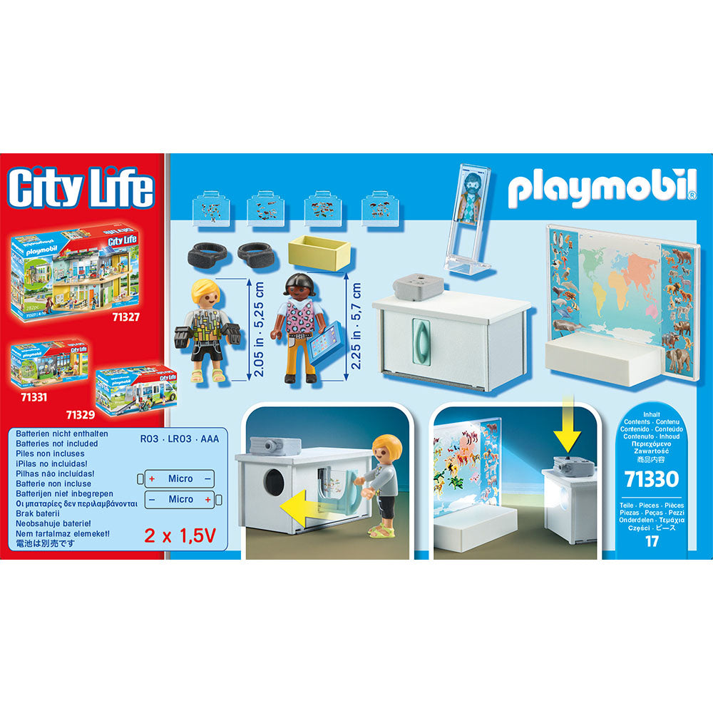 CLASA DE REALITATE VIRTUALA - PLAYMOBIL CITY LIFE (PM71330) - Libelula Vesela - Jucarii