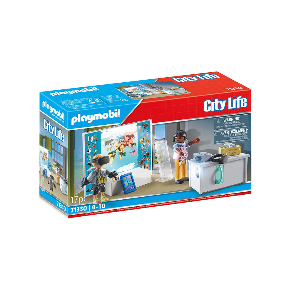CLASA DE REALITATE VIRTUALA - PLAYMOBIL CITY LIFE (PM71330) - Libelula Vesela - Jucarii