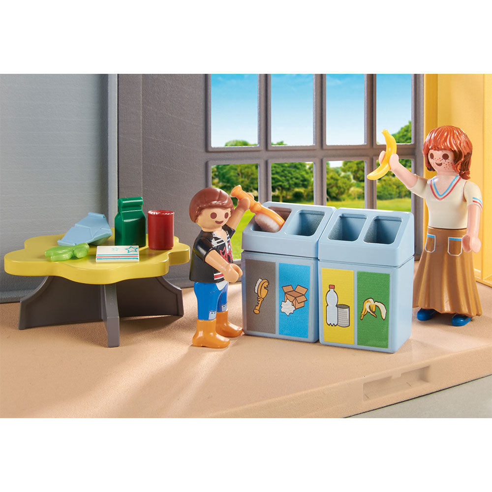 CLASA DE STIINTE CLIMATICE - PLAYMOBIL CITY LIFE (PM71331) - Libelula Vesela - Jucarii