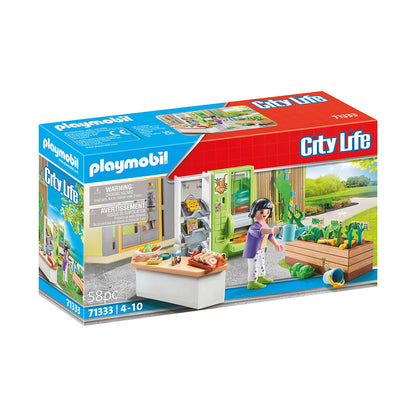 CHIOSC PENTRU PRANZ - PLAYMOBIL CITY LIFE (PM71333) - Libelula Vesela - Jucarii
