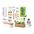 CHIOSC PENTRU PRANZ - PLAYMOBIL CITY LIFE (PM71333) - Libelula Vesela - Jucarii