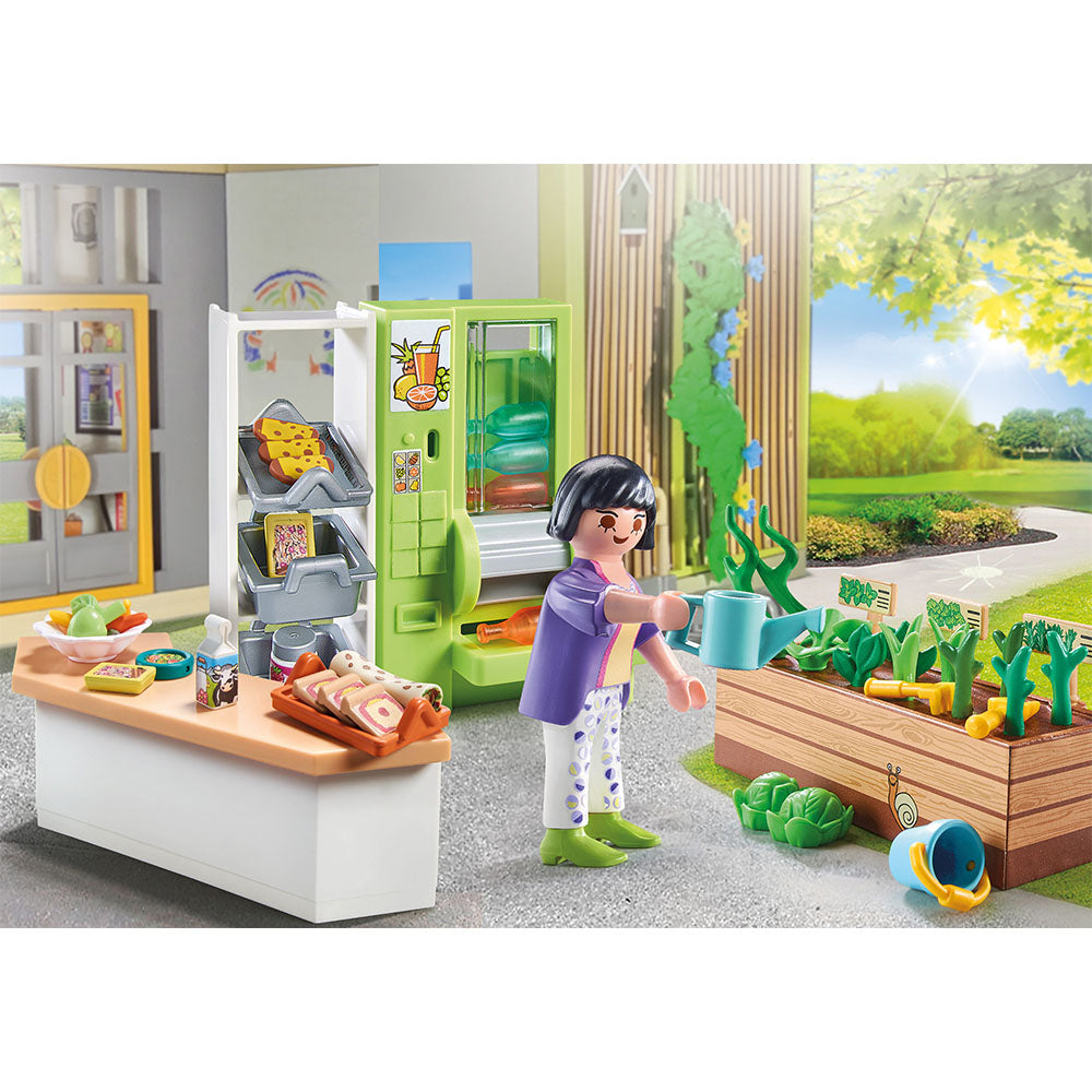CHIOSC PENTRU PRANZ - PLAYMOBIL CITY LIFE (PM71333) - Libelula Vesela - Jucarii