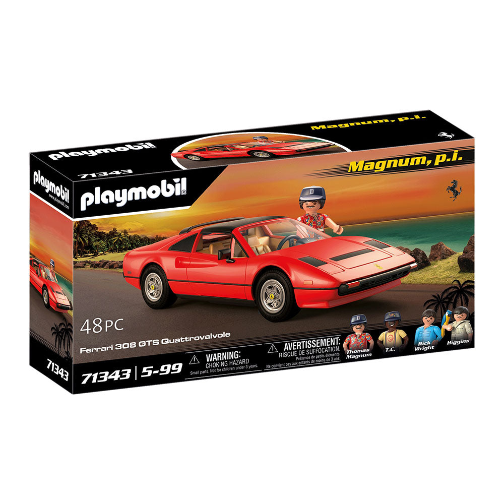 MAGNUM FERRARI 308 - PLAYMOBIL MOVIE CAR (PM71343) - Libelula Vesela - Jucarii