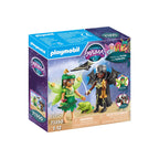 FOREST FAIRY SI BAT FAIRY CU ANIMALUTE - PLAYMOBIL ADVENTURES OF AYUMA (PM71350) - Libelula Vesela - Jucarii