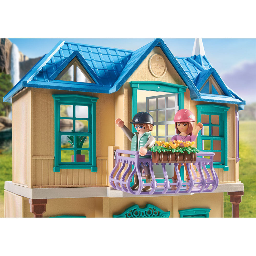 FERMA DE LA CASCADA - PLAYMOBIL HORSES OF WATERFALL (PM71351) - Libelula Vesela - Jucarii