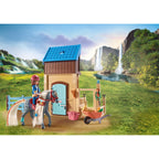 GRAJD CU AMELIA SI CALUTUL WHISPER - PLAYMOBIL HORSES OF WATERFALL (PM71353) - Libelula Vesela - Jucarii